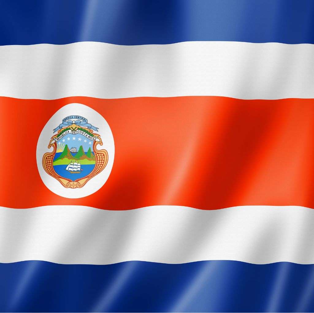Bandera Costa Rica